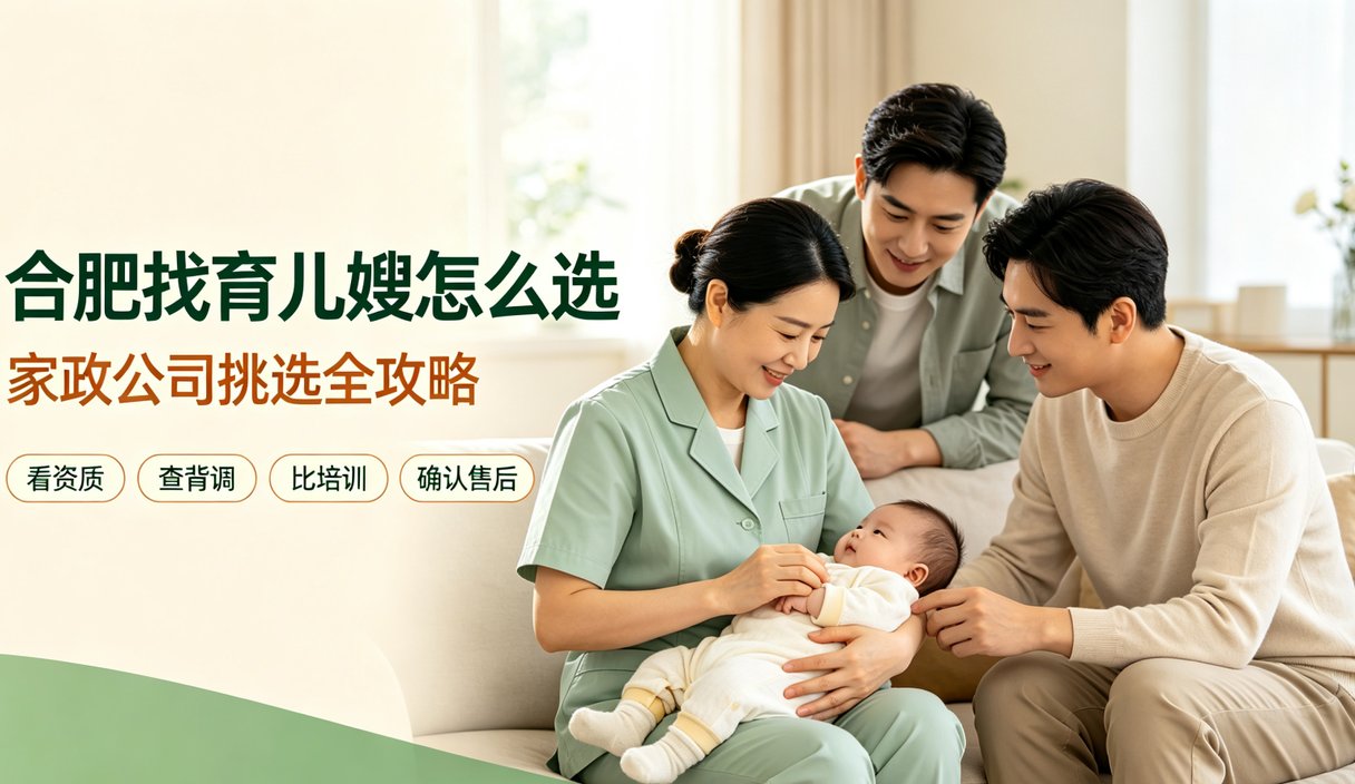 合肥妈妈帮家政行业资讯配图：《合肥找育儿嫂怎么选？家政公司挑选全攻略》