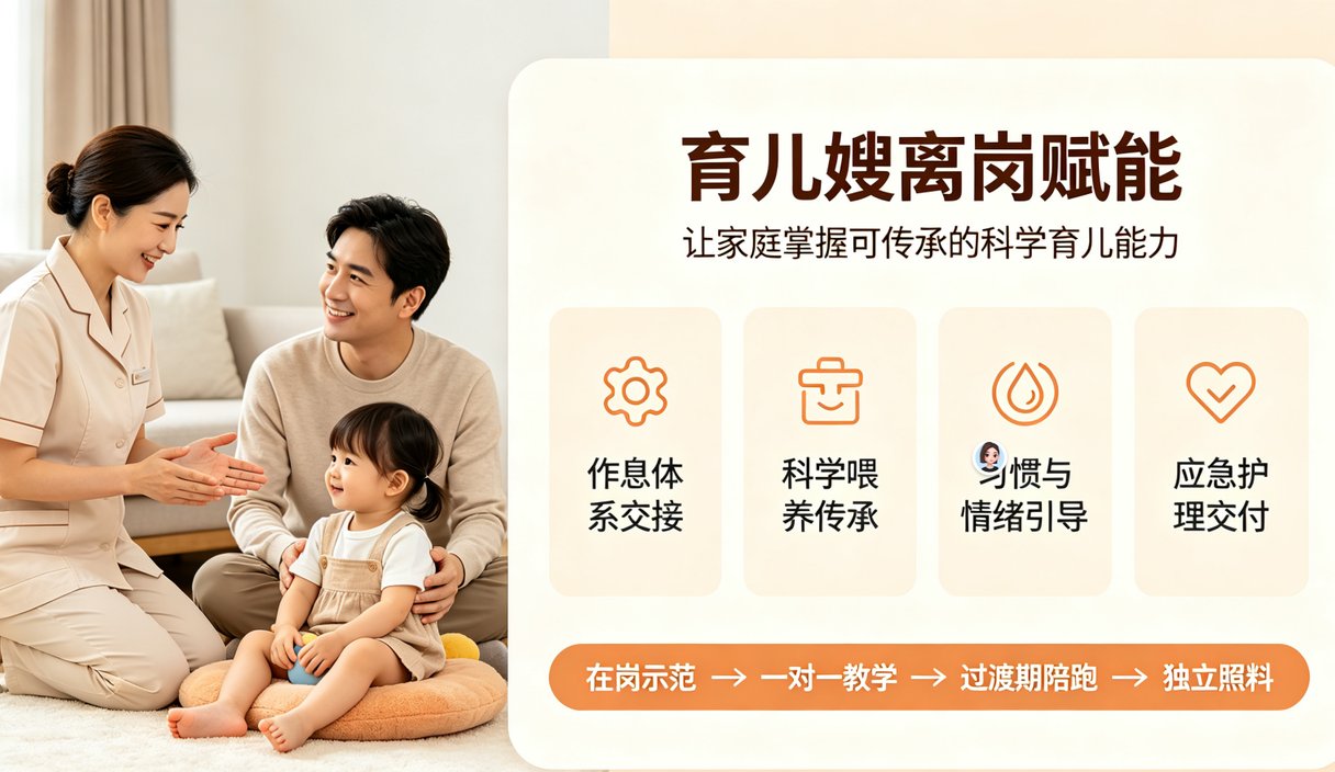 合肥妈妈帮家政行业资讯配图：《人走技留，育儿无忧：育儿嫂离岗赋能，让家庭掌握终身科学育儿能力》