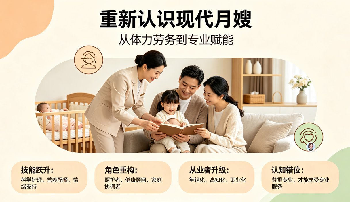 合肥妈妈帮家政行业资讯配图：《从“体力替代”到“专业赋能”：是时候打破对现代家政与月嫂的刻板印象了》